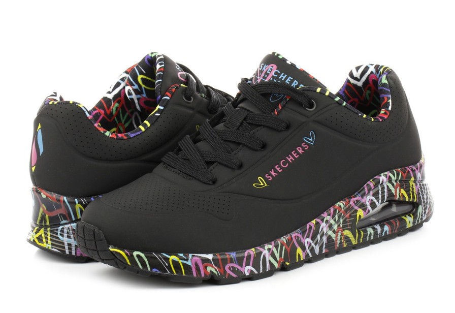 Women'S Footwear Skechers | Uno-Loving Love