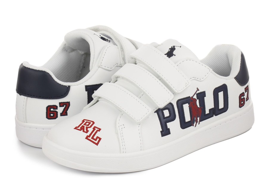 Kid'S Footwear Polo Ralph Lauren | Heritage Court Graphic Ez